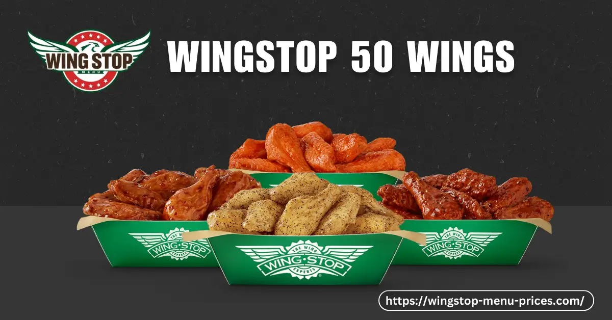 Wingstop 50 wings meal